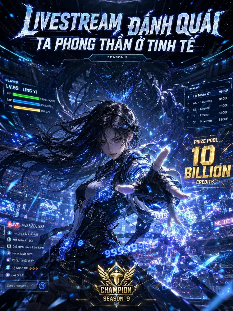 Livestream Đánh Quái: Ta Phong Thần Ở Tinh Tế